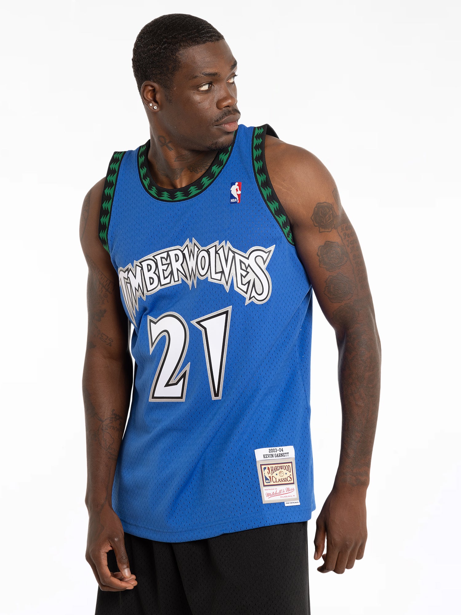 Kevin Garnett Minnesota Timberwolves Mitchell & Ness NBA 03-04 Swingman Jersey - Blue