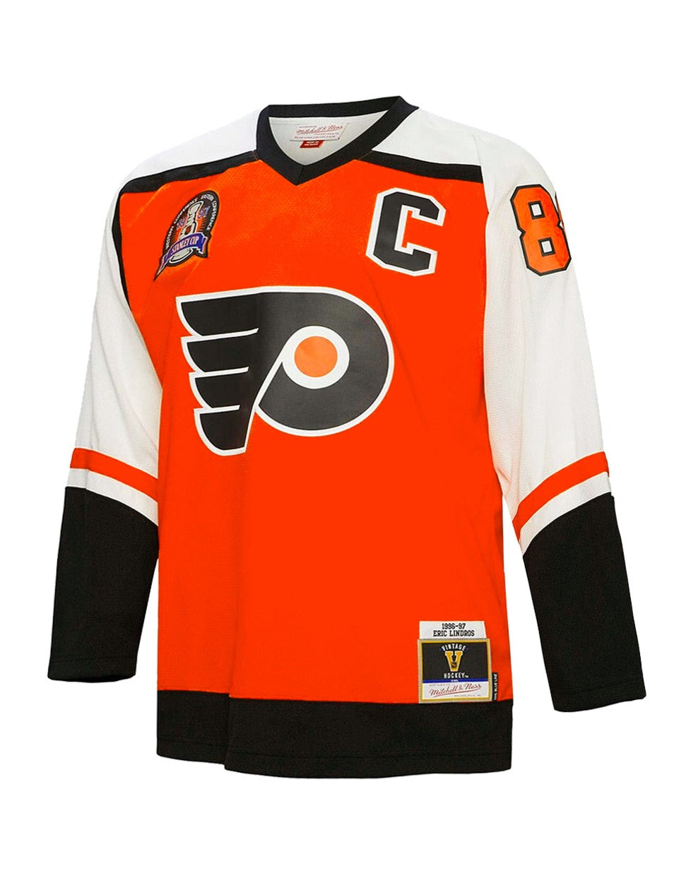 Eric Lindros Philadelphia Flyers Mitchell & Ness NHL 96-97 Blue Line Jersey