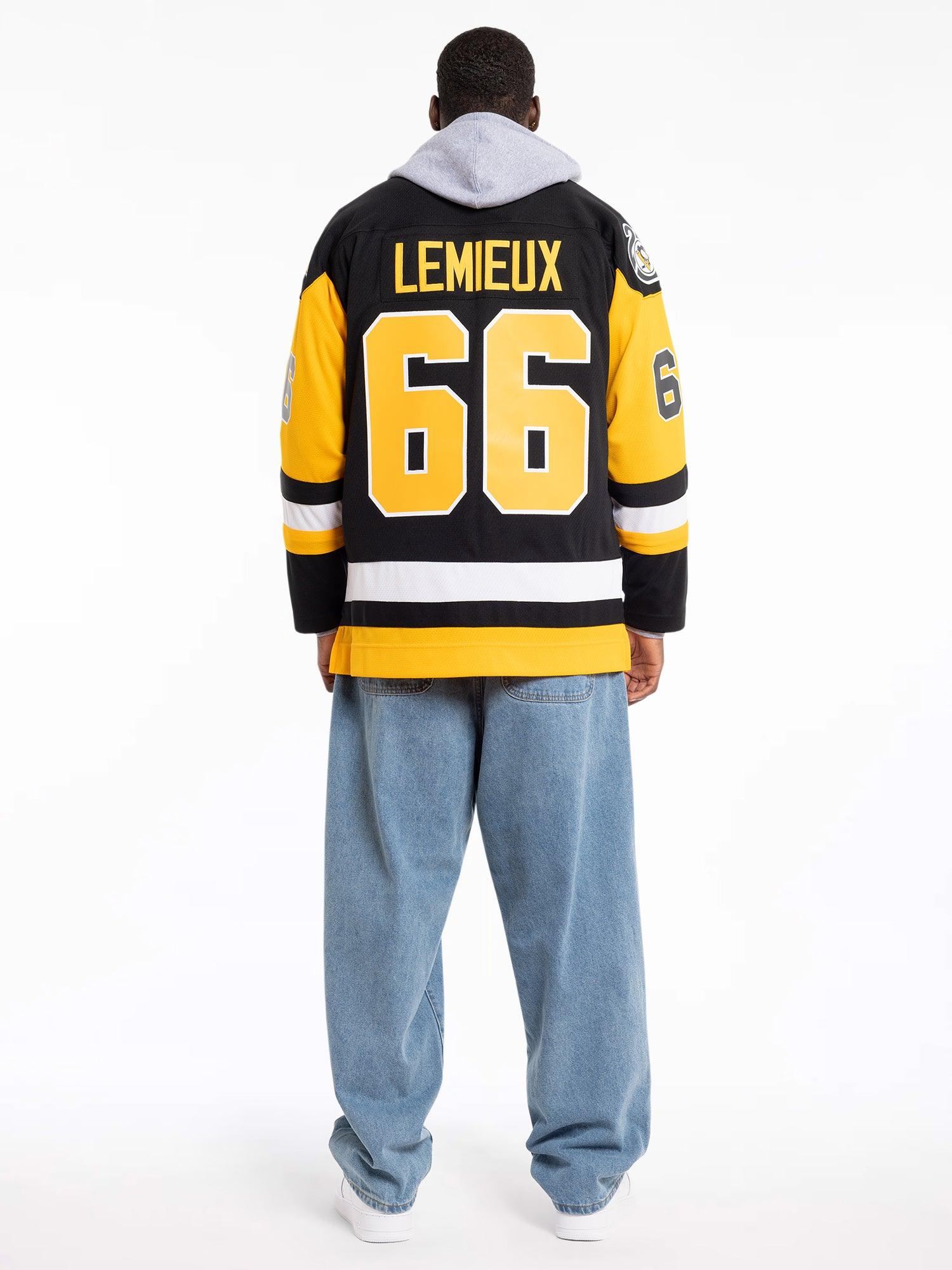 Mario Lemieux Pittsburgh Penguins Mitchell & Ness NHL 91-92 Blue Line Jersey