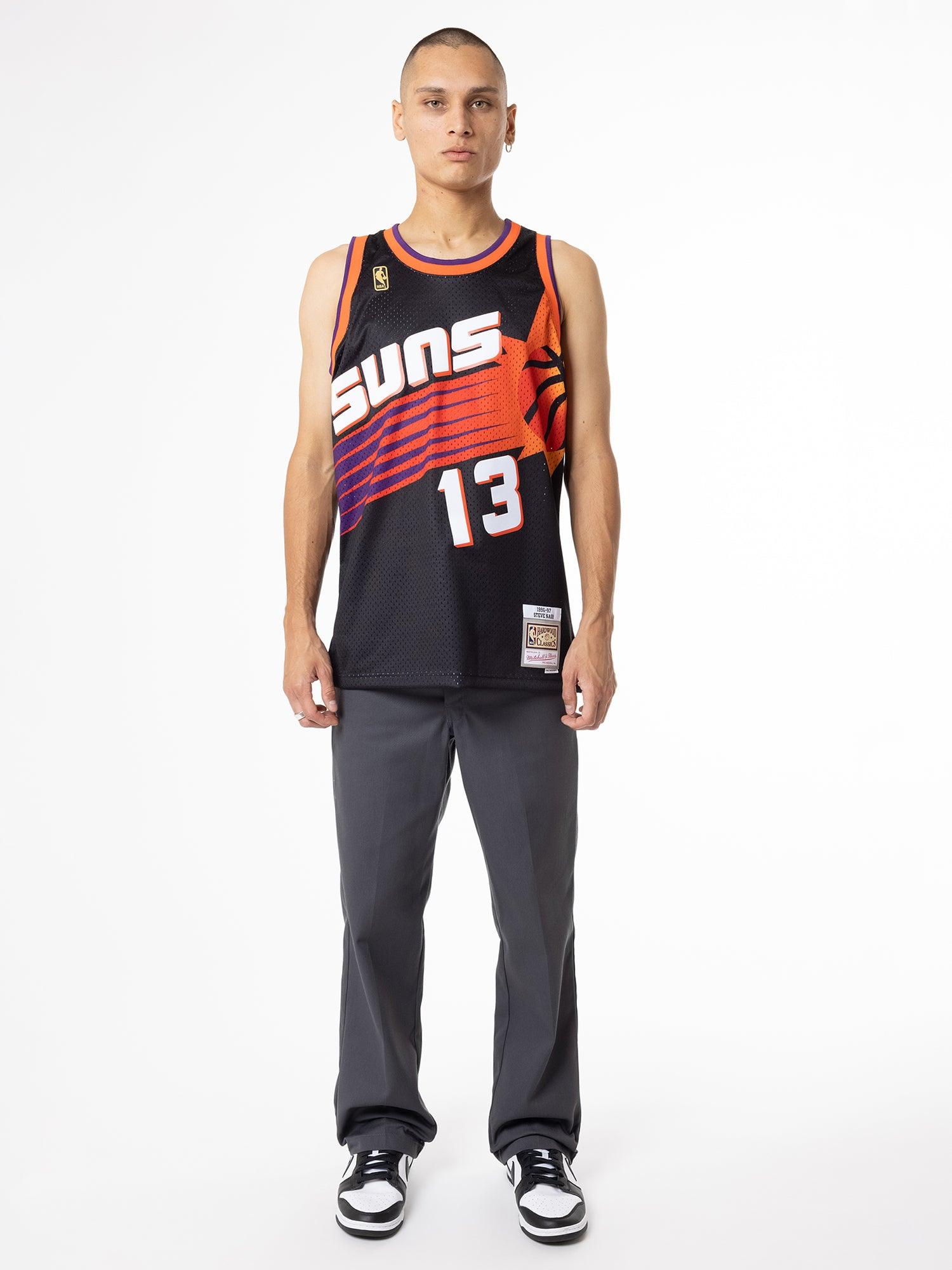 Steve Nash Phoenix Suns Mitchell & Ness NBA 96-97 Swingman Jersey - Black