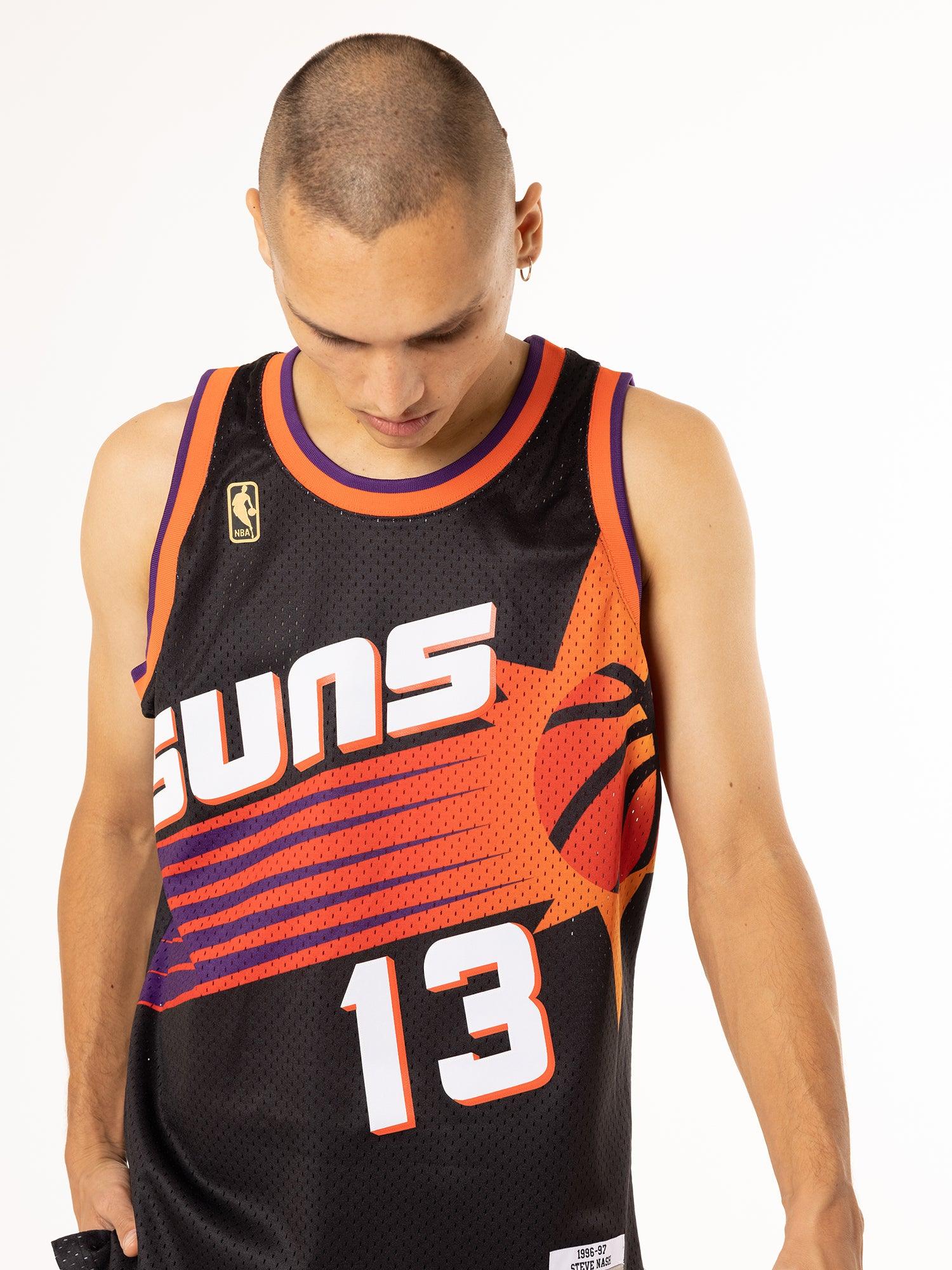 Steve Nash Phoenix Suns Mitchell & Ness NBA 96-97 Swingman Jersey - Black