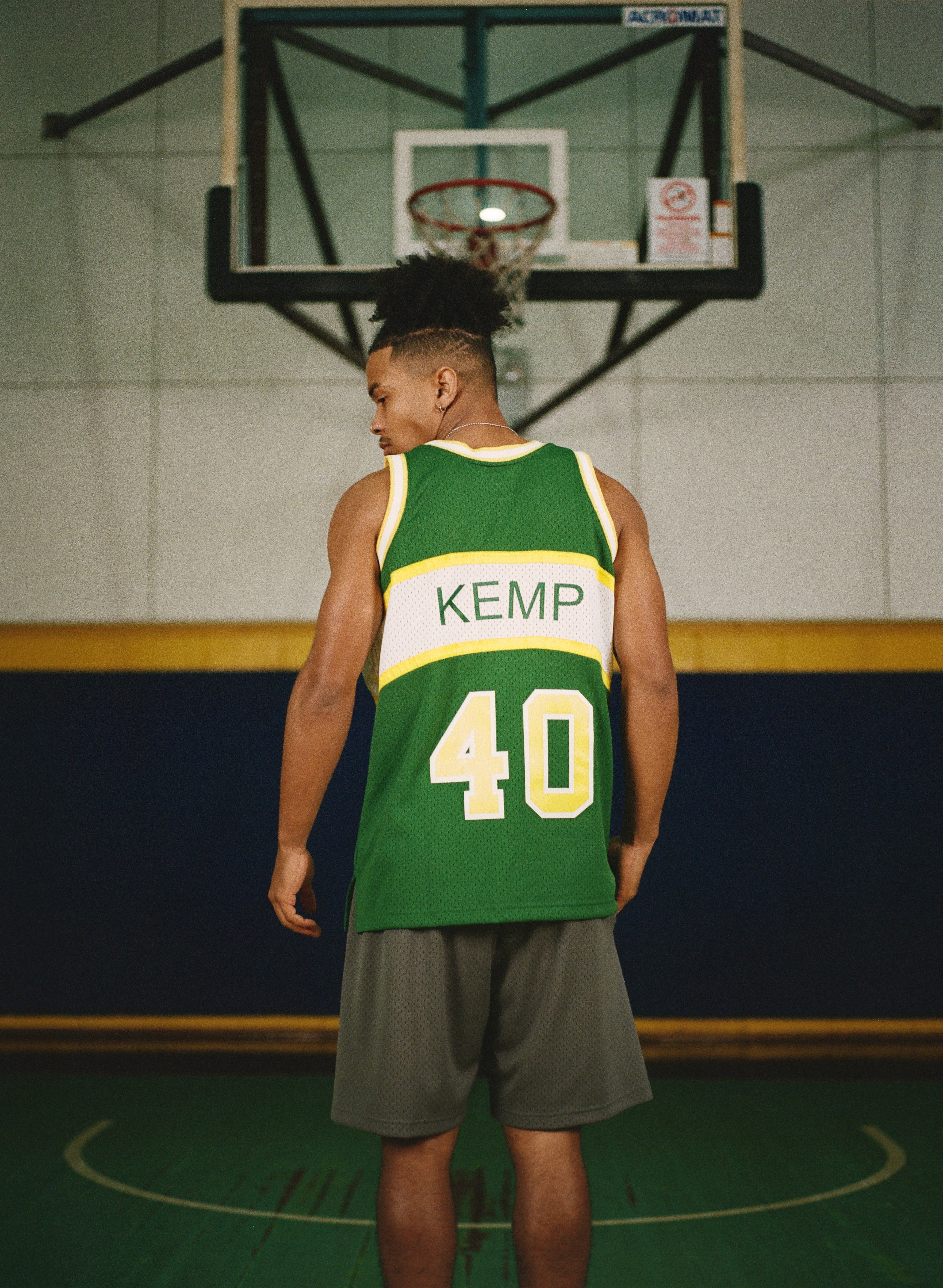 Shawn Kemp Seattle Supersonics Mitchell & Ness NBA 94-95 Swingman Jersey - Green