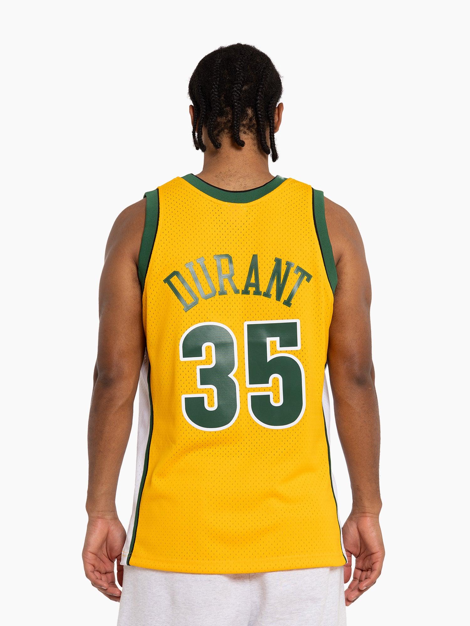 Kevin Durant Seattle Supersonics Mitchell & Ness NBA 07-08 Swingman Jersey - Yellow