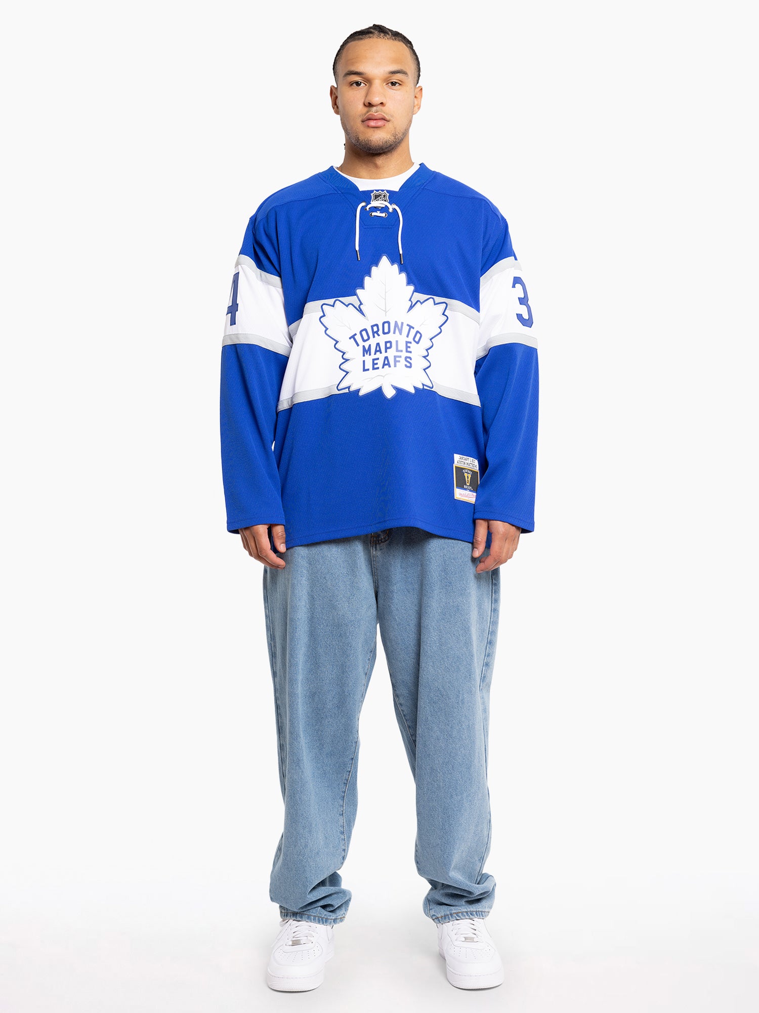 Auston Matthews Toronto Maple Leafs Mitchell & Ness NHL 17 Blue Line Jersey