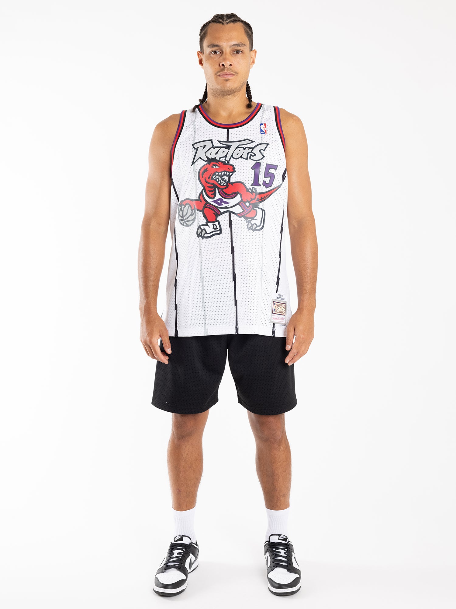 Vince Carter Toronto Raptors Mitchell & Ness NBA 98 Home Swingman Jersey - White