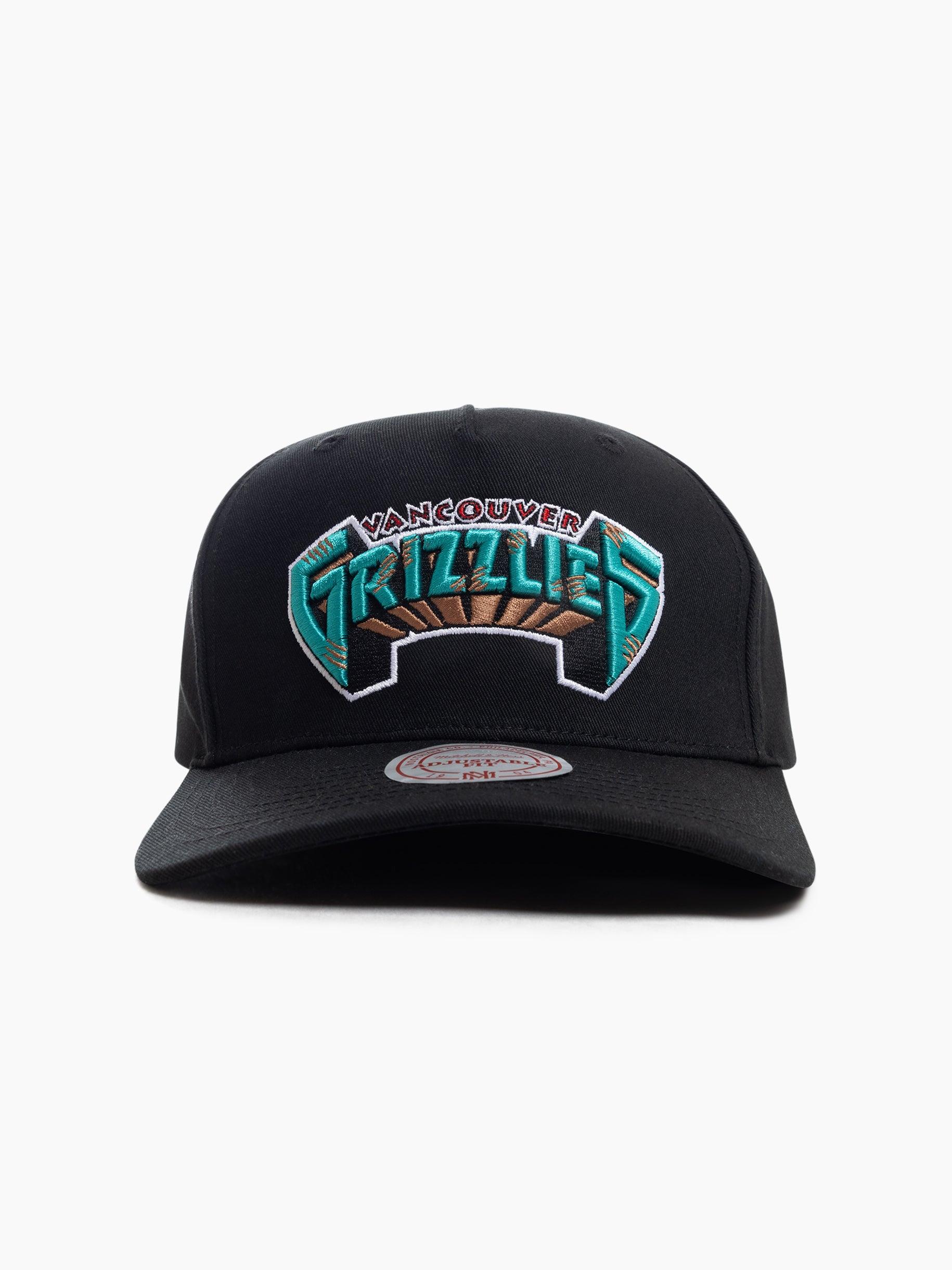 Memphis Grizzlies Mitchell & Ness NBA HWC Wordmark MVP Snapback Hat - Black