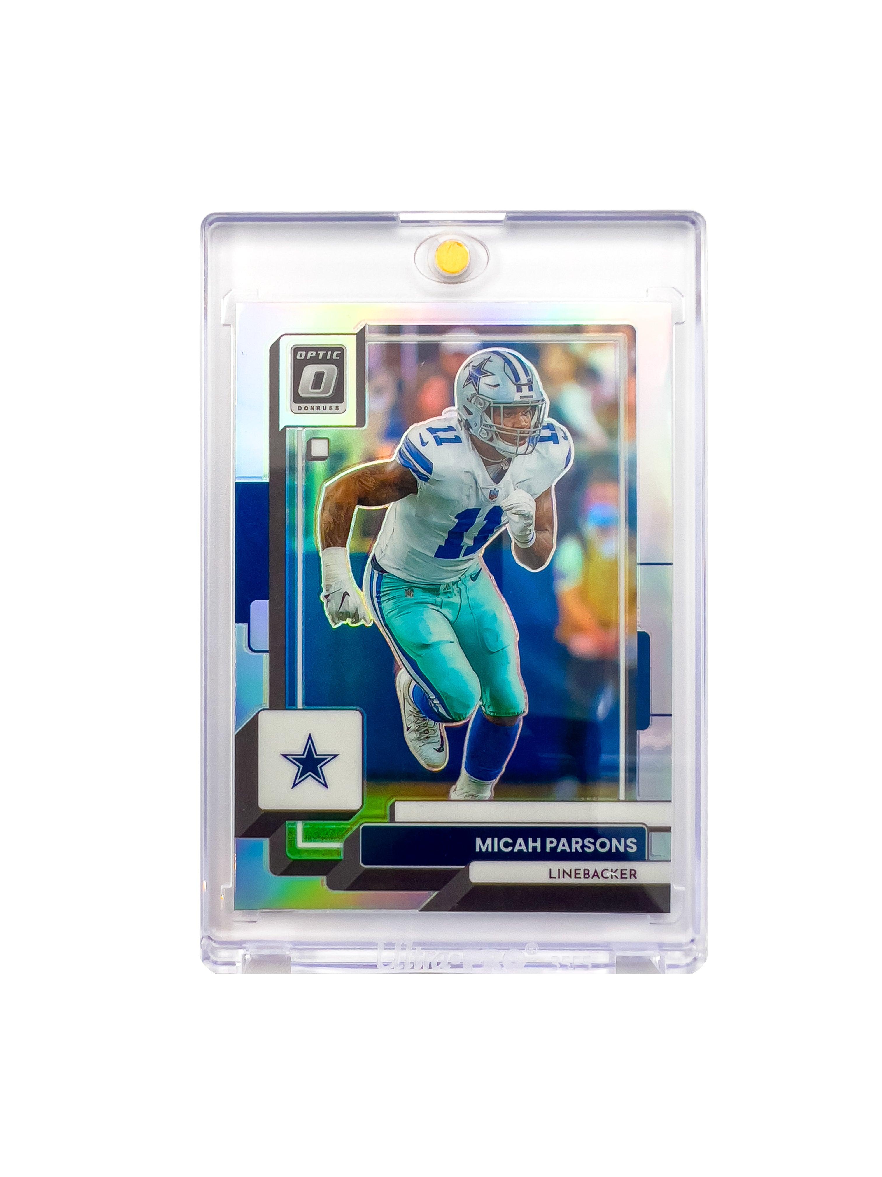 Micah Parsons Dallas Cowboys Panini NFL Optic 22 Holo Card