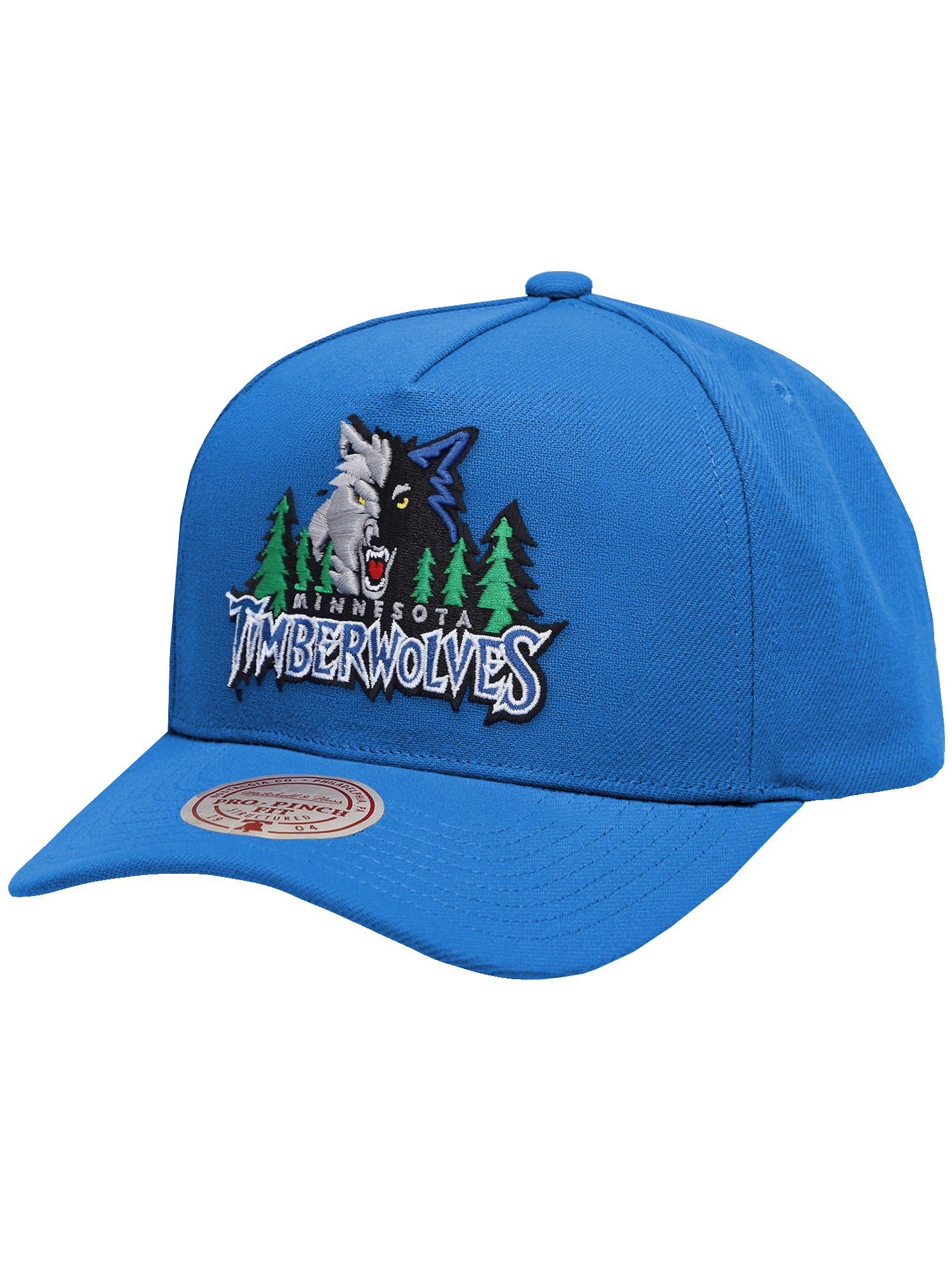 Minnesota Timberwolves Mitchell & Ness NBA HWC Pro Pinch Snapback Hat - Blue