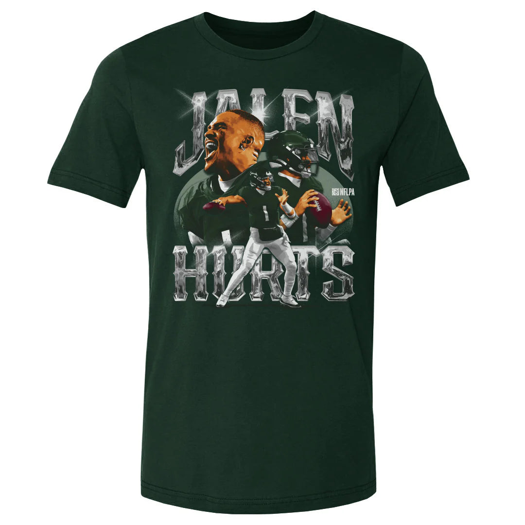 Jalen Hurts Philadelphia Eagles 500 Level NFL Homage T-Shirt - Green