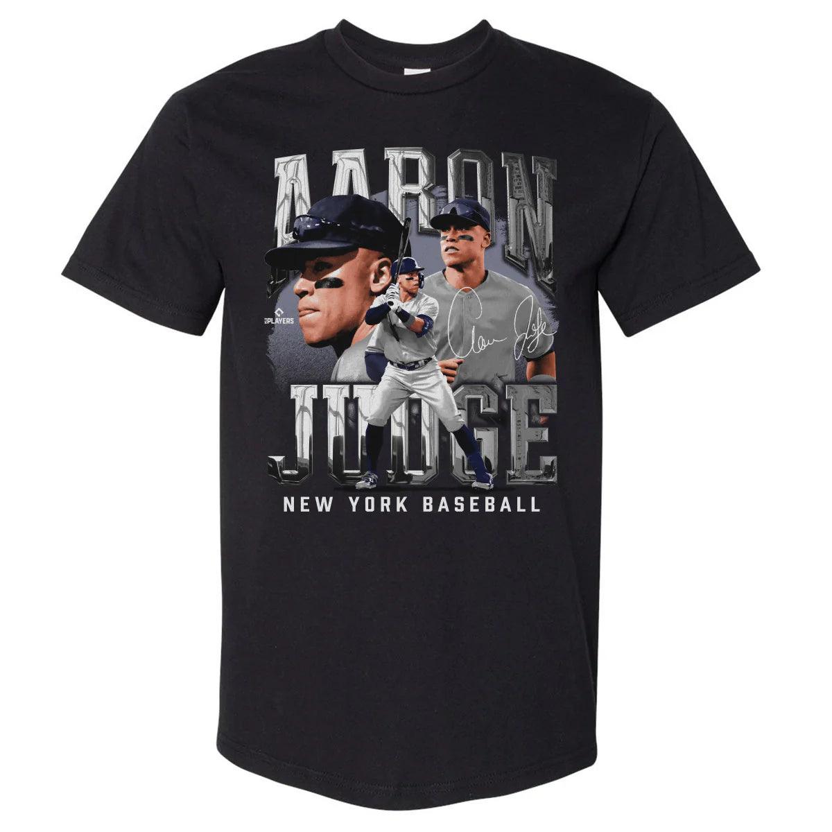 Aaron Judge New York Yankees 500 Level MLB Homage Heavyweight T-Shirt - Black