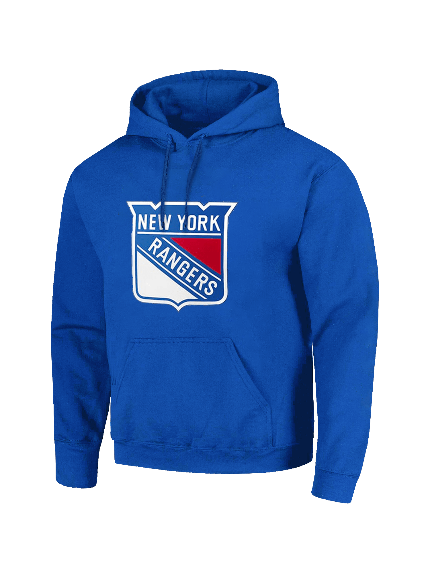 New York Rangers NHL Team Logo Hoodie Jumper - Blue