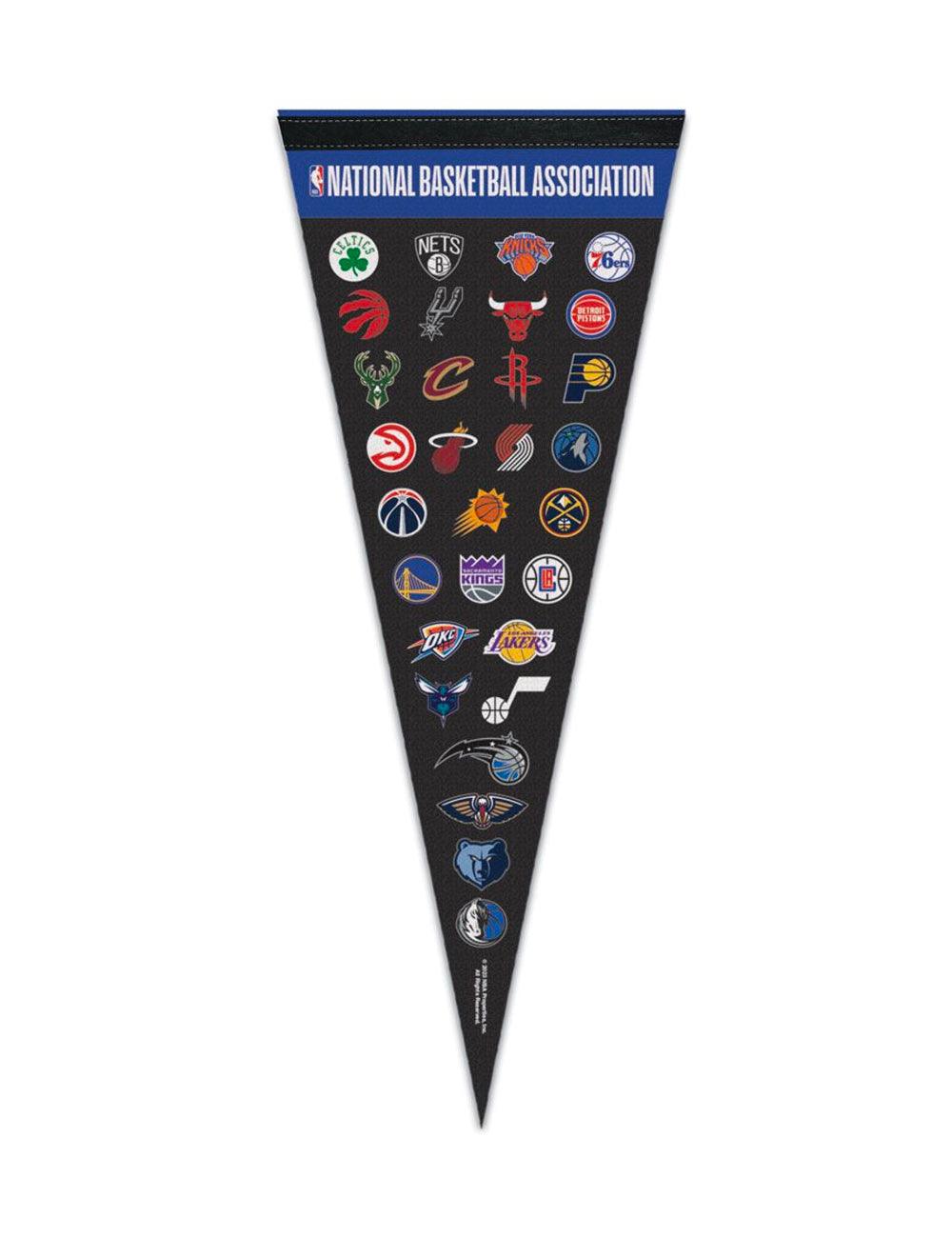 NBA Mixed Teams Wincraft NBA 12" x 30" Felt Pennant - Black