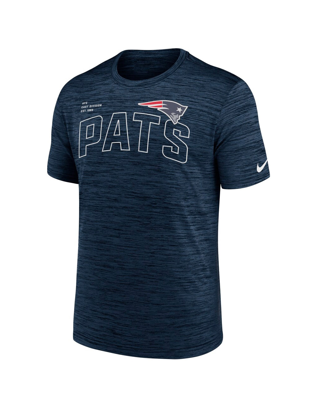 New England Patriots Nike NFL Velocity Arch Performance T-Shirt - Navy