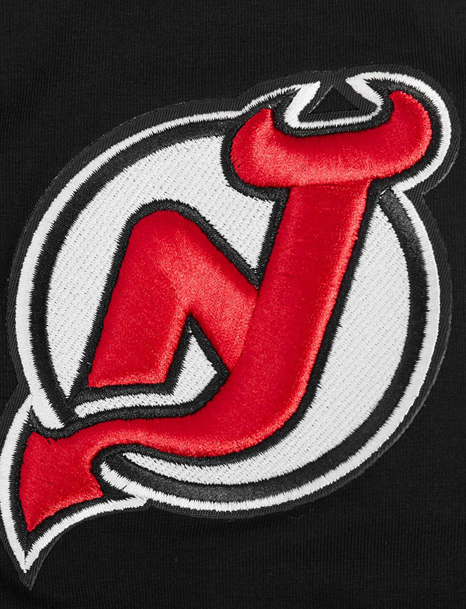 New Jersey Devils Pro Standard NHL Classic Chenille Flex T-Shirt - Black