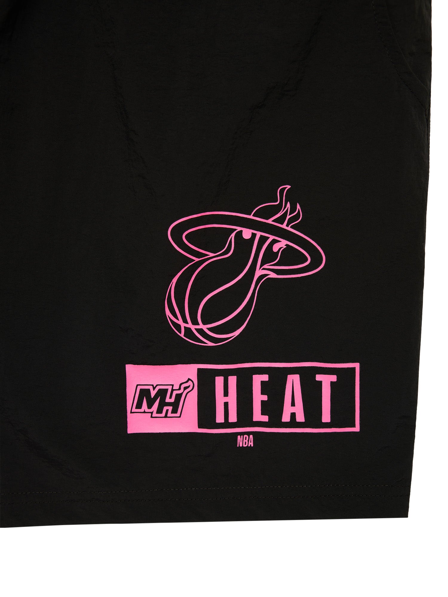 Miami Heat NBA Essentials Spencer Nylon Shorts - Black