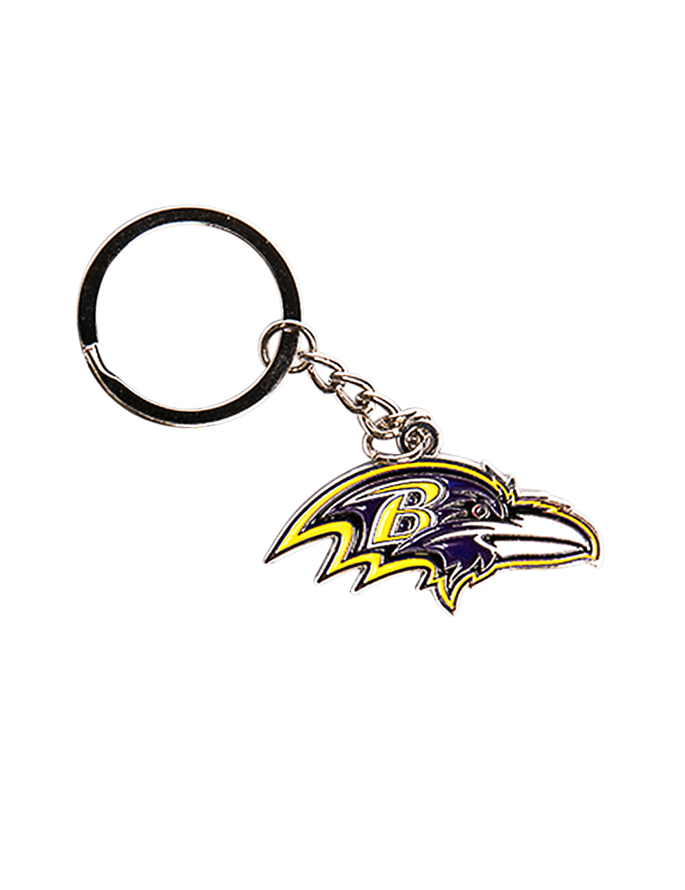 Baltimore Ravens NFL Team Logo Steel Keyring