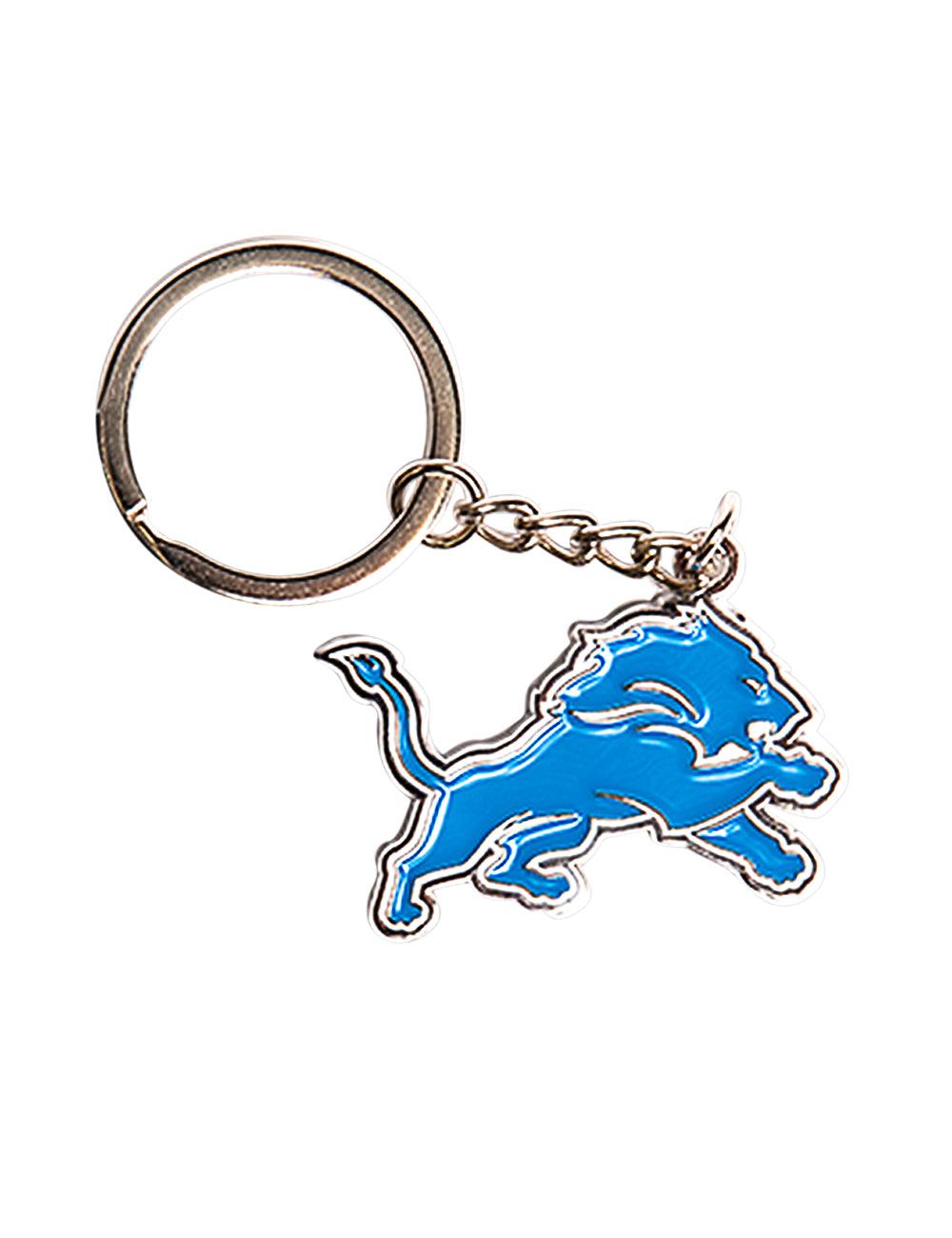 Detroit Lions NFL Team Logo Steel Keyring