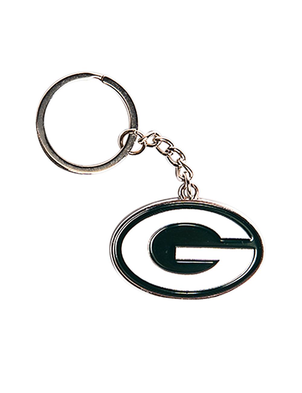 Green Bay Packers NFL Team Logo Steel Keyring