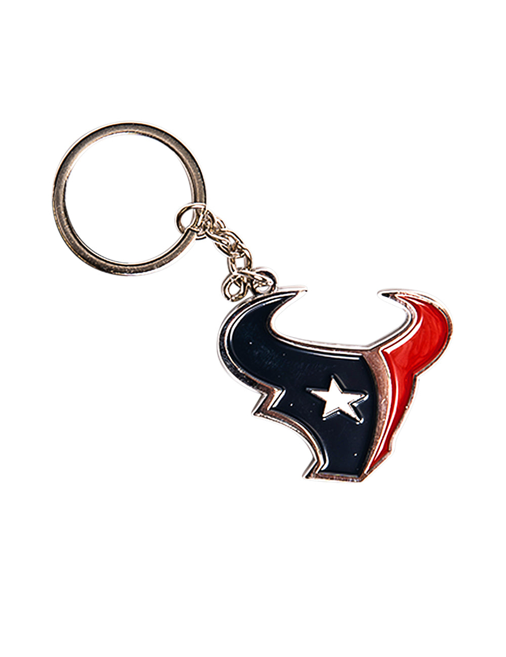 Houston Texans NFL Team Logo Steel Keyring