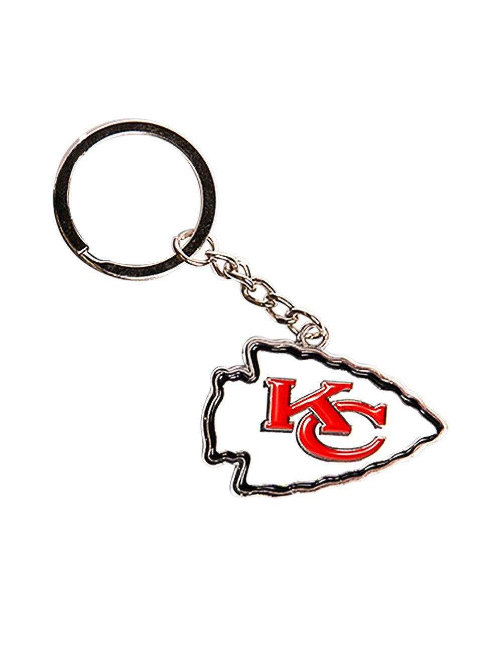 Kansas City Chiefs NFL Team Logo Steel Keyring