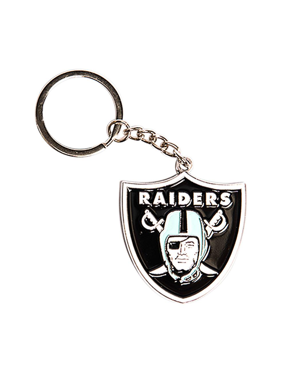 Las Vegas Raiders NFL Team Logo Steel Keyring