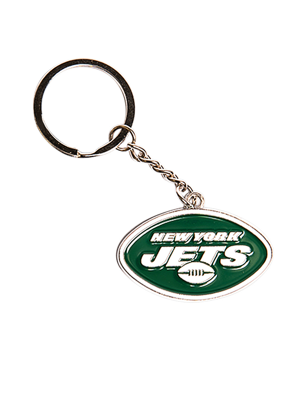 New York Jets NFL Team Logo Steel Keyring