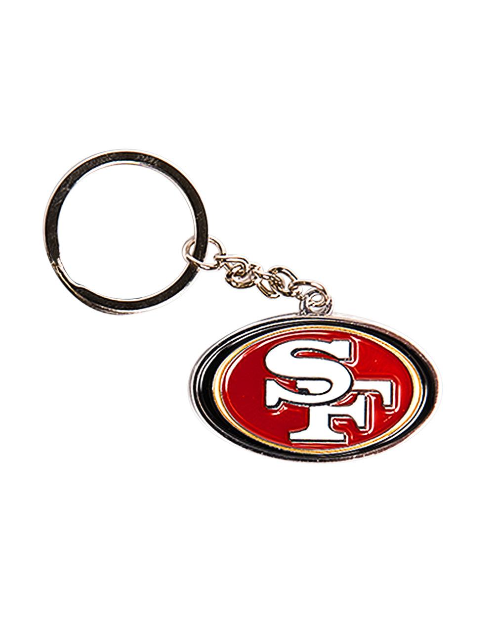 San Francisco 49ers NFL Team Logo Steel Keyring