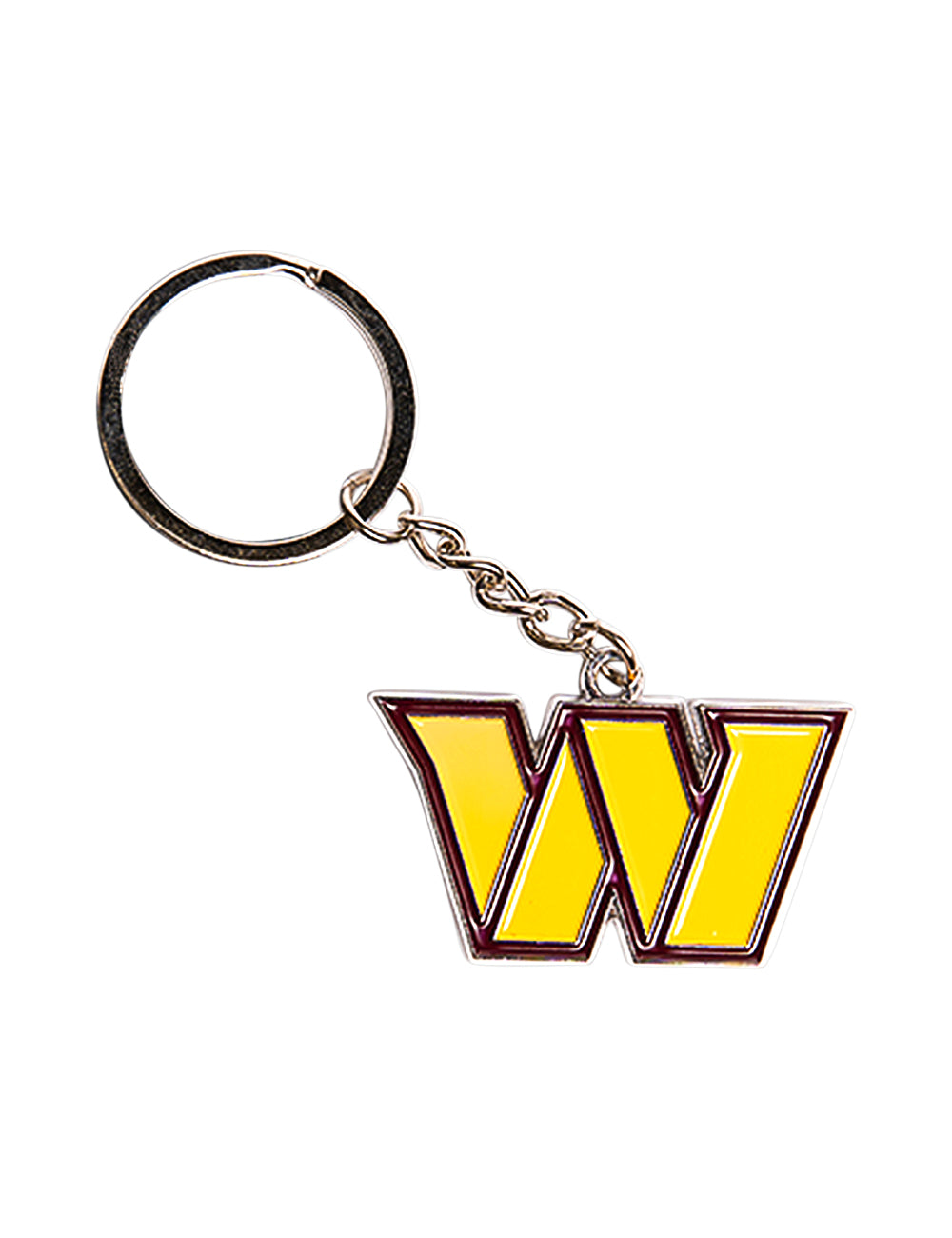 Washington Commanders NFL Team Logo Steel Keyring