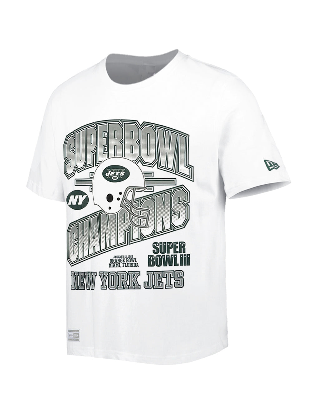 New York Jets New Era NFL Super Bowl LIII Oversized T-Shirt - White