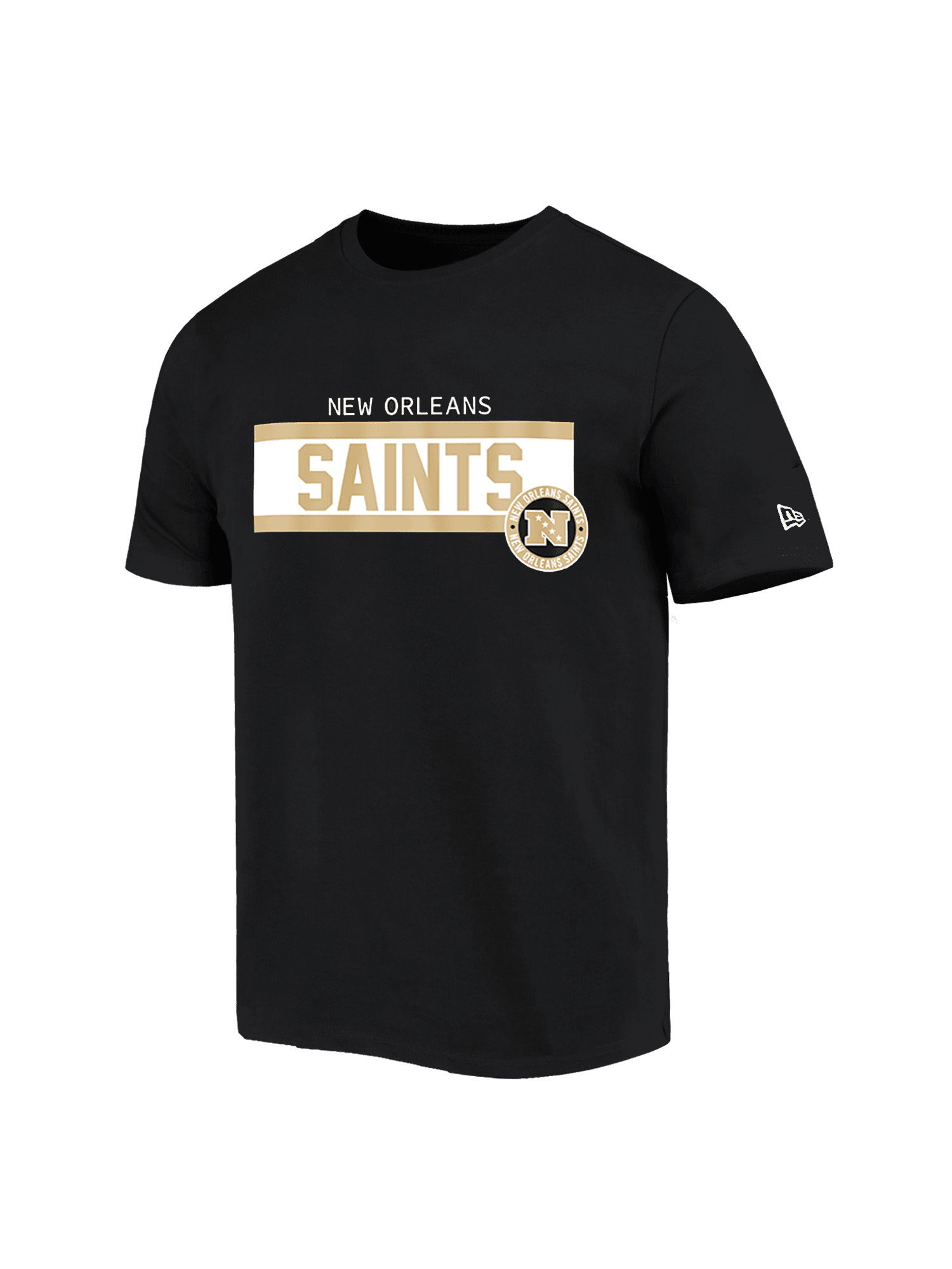 New Orleans Saints New Era NFL 24 Sideline T-Shirt - Black