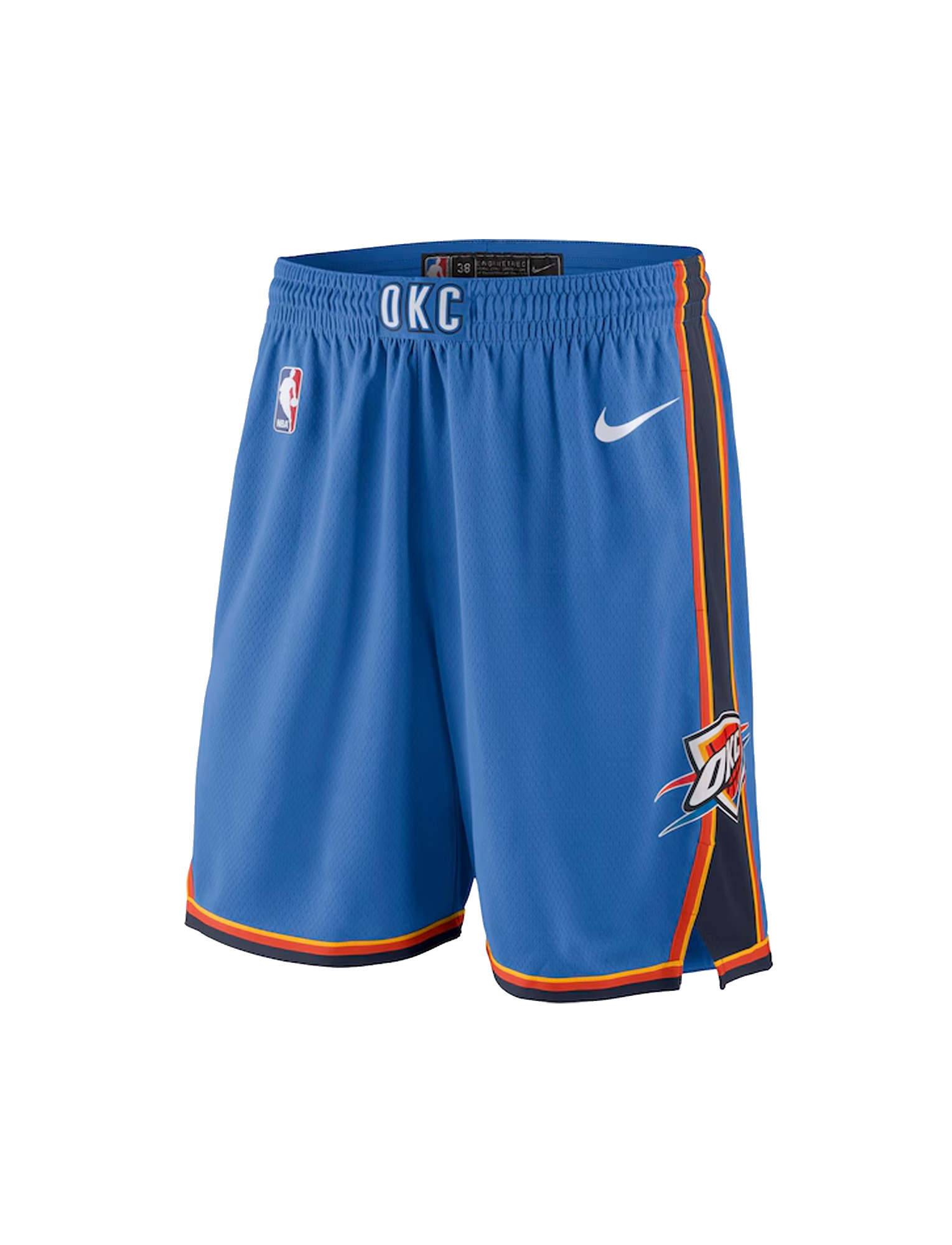 Youths Oklahoma City Thunder Nike NBA Icon Swingman Shorts - Blue