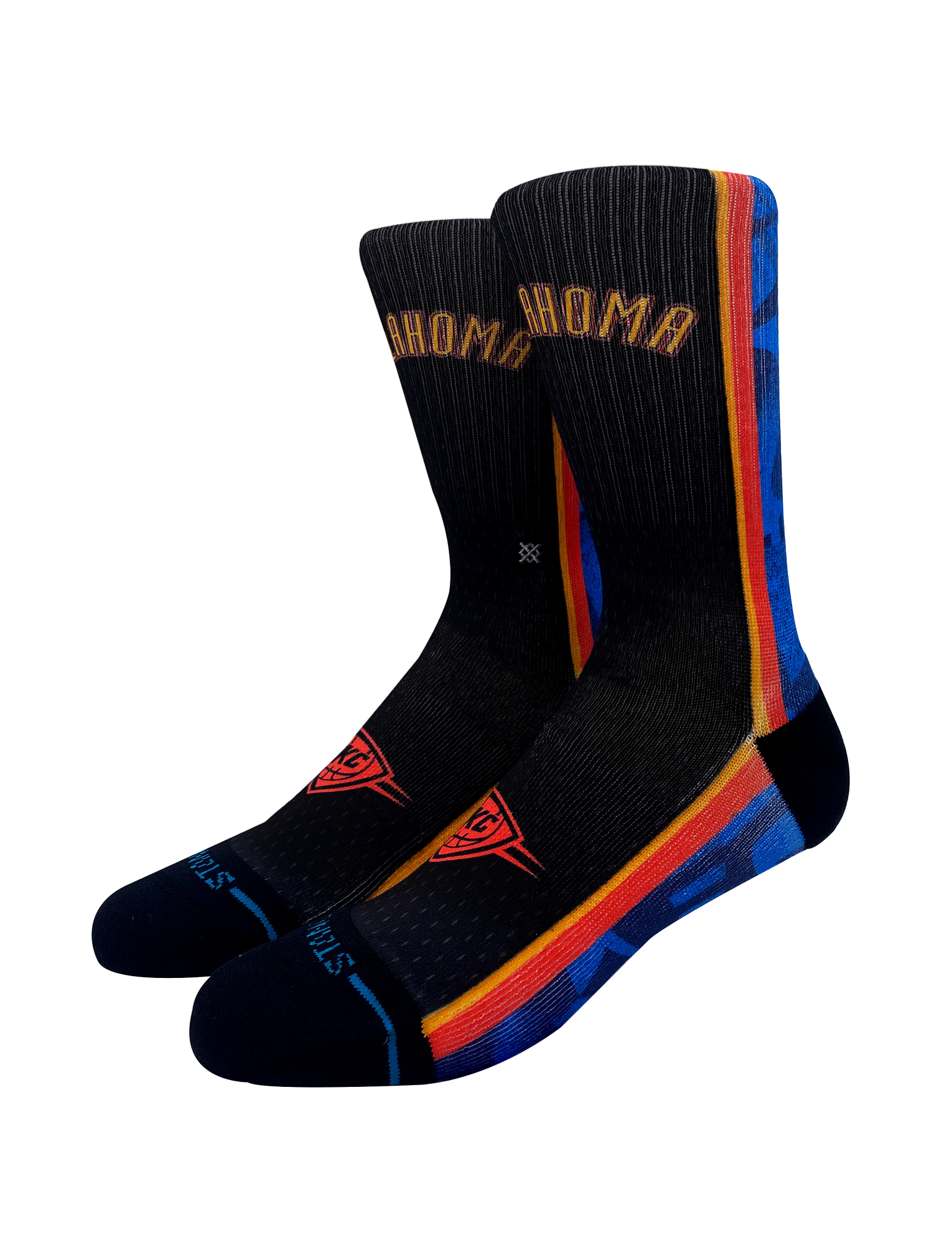 Oklahoma City Thunder Stance NBA 24-25 City Edition Crew Socks