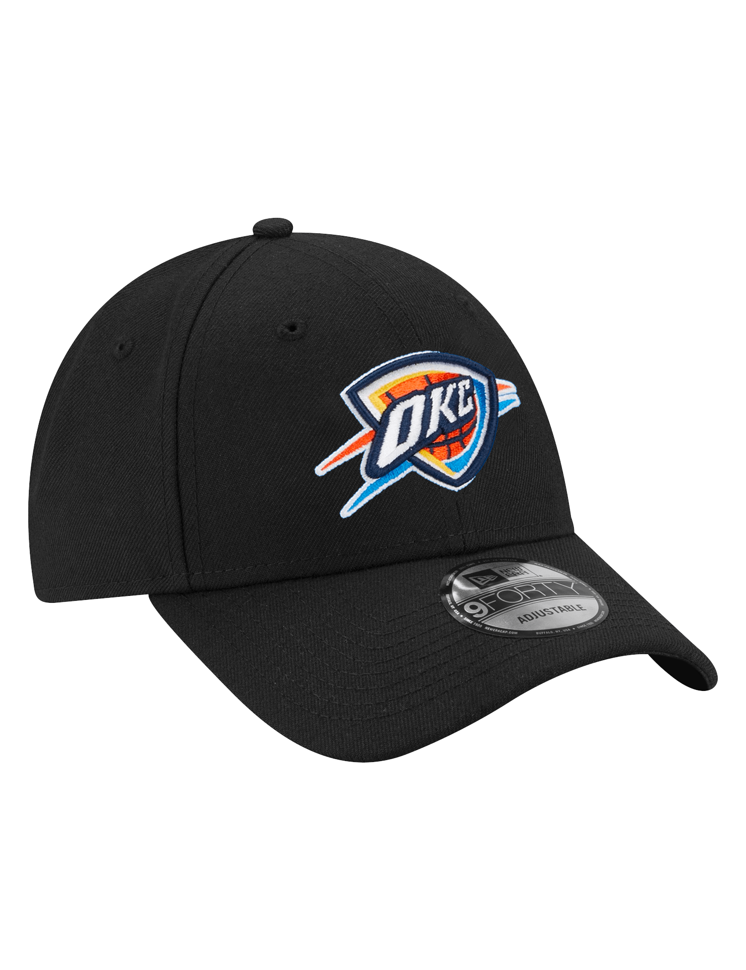 Youths Oklahoma City Thunder New Era NBA Team 9FORTY Hat - Black