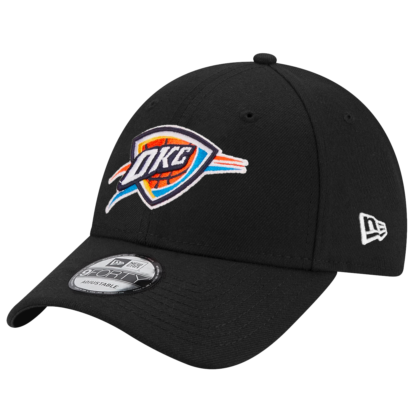 Oklahoma City Thunder New Era NBA Team 9FORTY Snapback Hat - Black