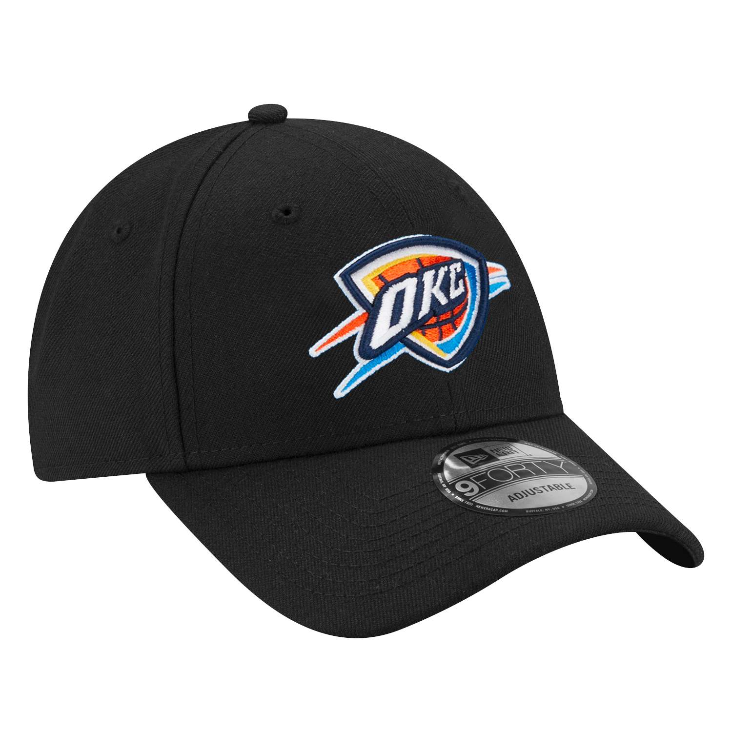 Oklahoma City Thunder New Era NBA Team 9FORTY Snapback Hat - Black