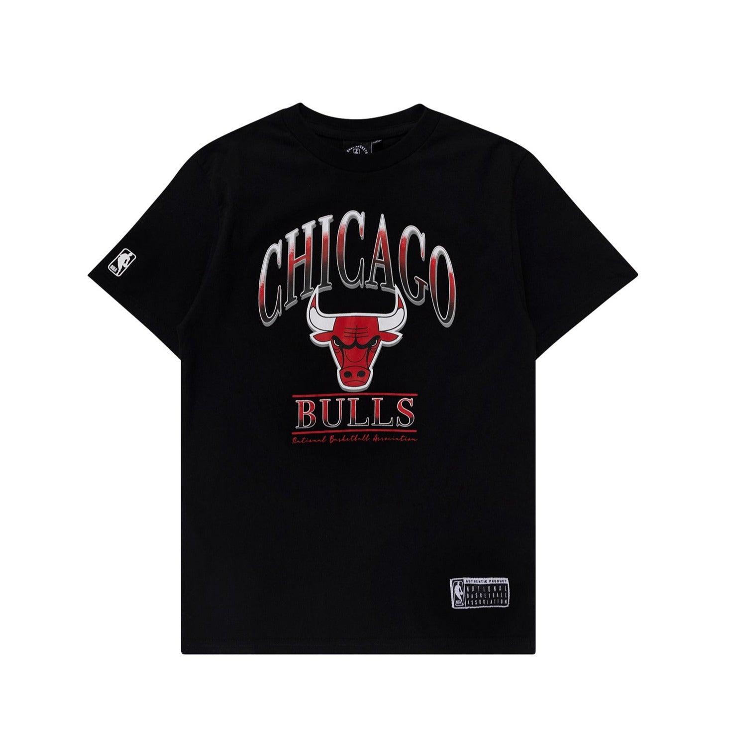 Youths Chicago Bulls NBA Essentials Athens Vintage T-Shirt - Black