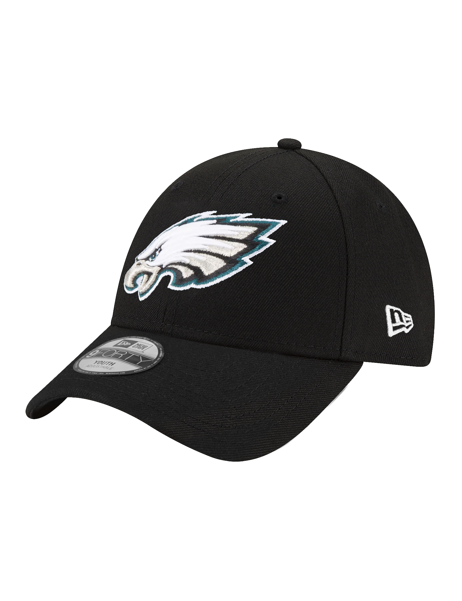 Youths Philadelphia Eagles New Era NFL Team 9FORTY Hat - Black