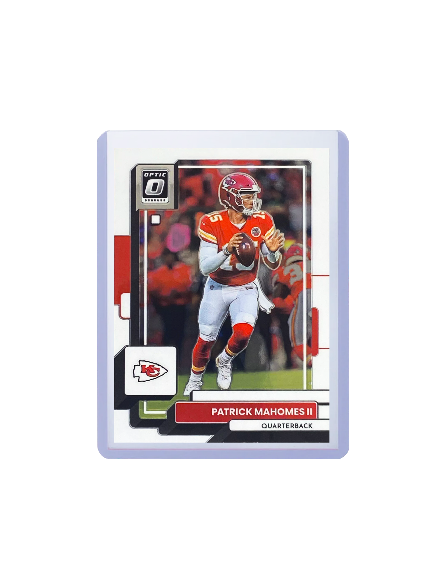 Patrick Mahomes Kansas City Chiefs Panini NFL 22 Optic 94 Base Card