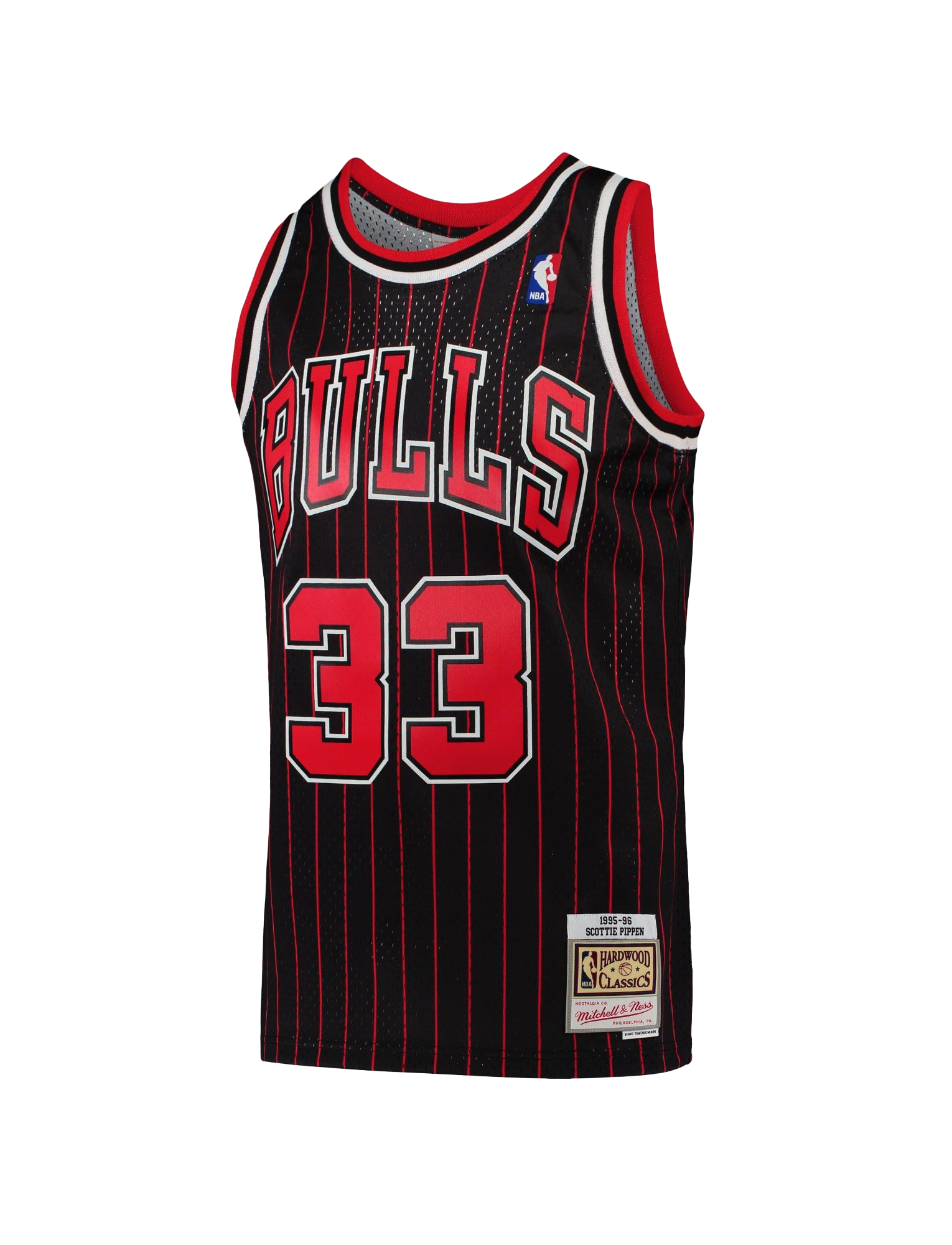 Scottie Pippen Chicago Bulls Mitchell & Ness NBA 95-96 Alt Swingman Jersey - Black