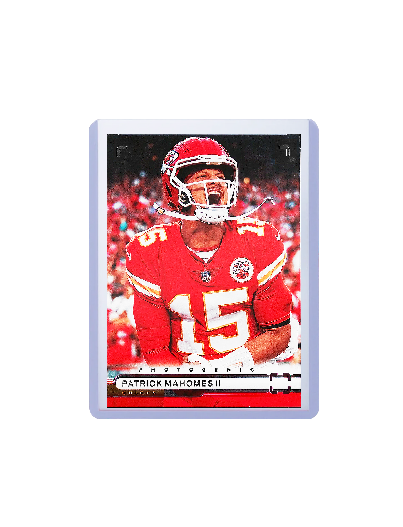 Patrick Mahomes Kansas City Chiefs Panini NFL 22 Photogenic 18 Card