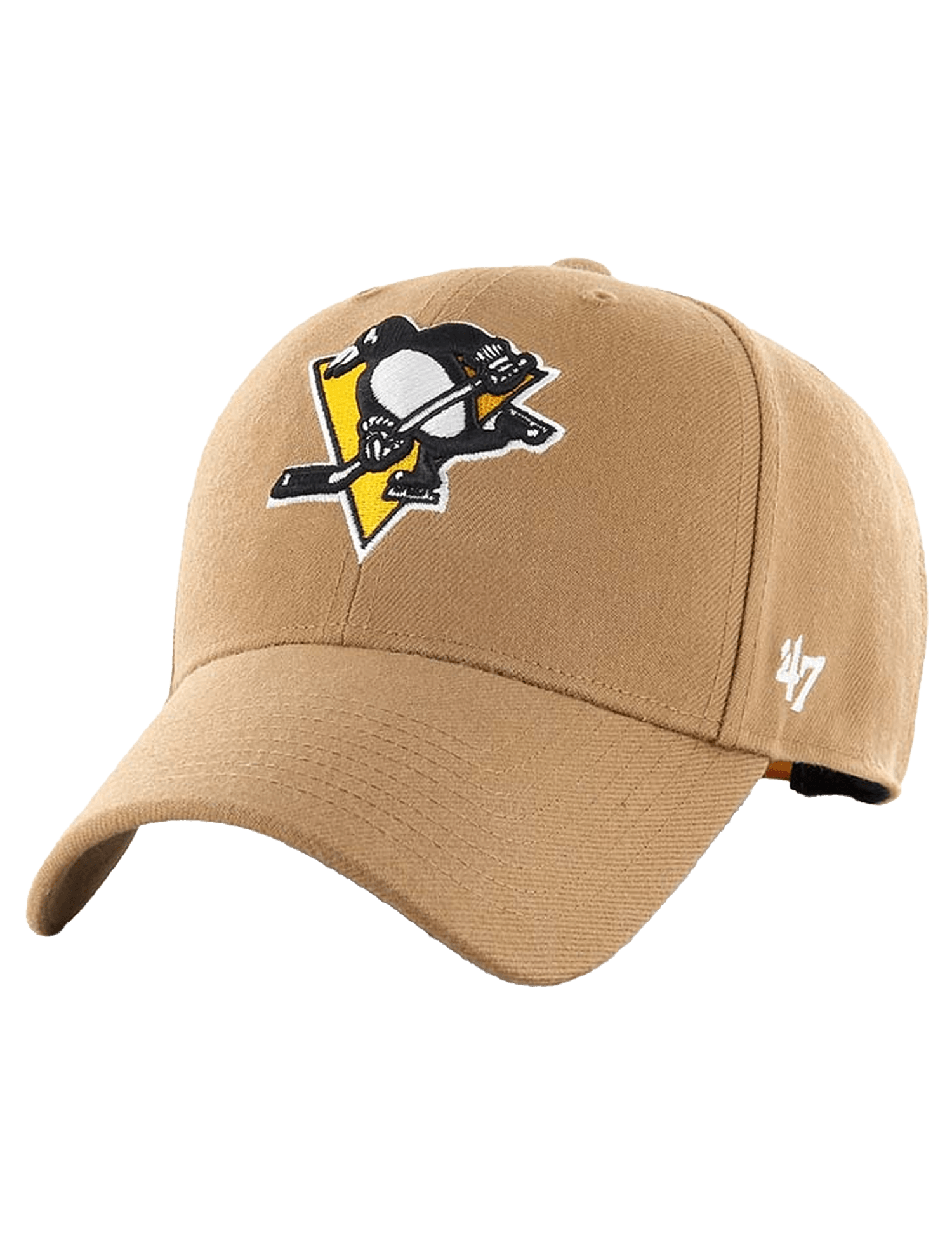 Pittsburgh Penguins '47 NHL Team MVP Snapback Hat - Camel