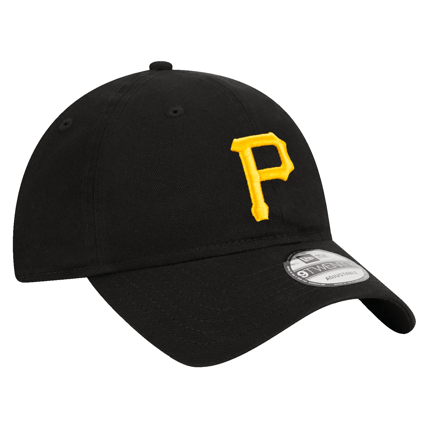 Pittsburgh Pirates New Era MLB Team 9TWENTY Strapback Hat - Black