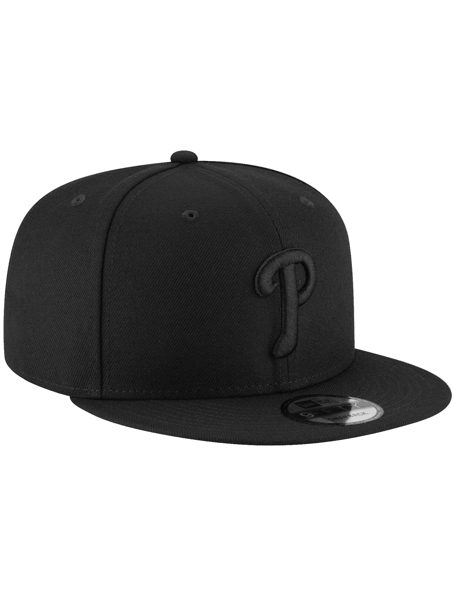 Philadelphia Phillies New Era MLB Black On Black 9FIFTY Snapback Hat