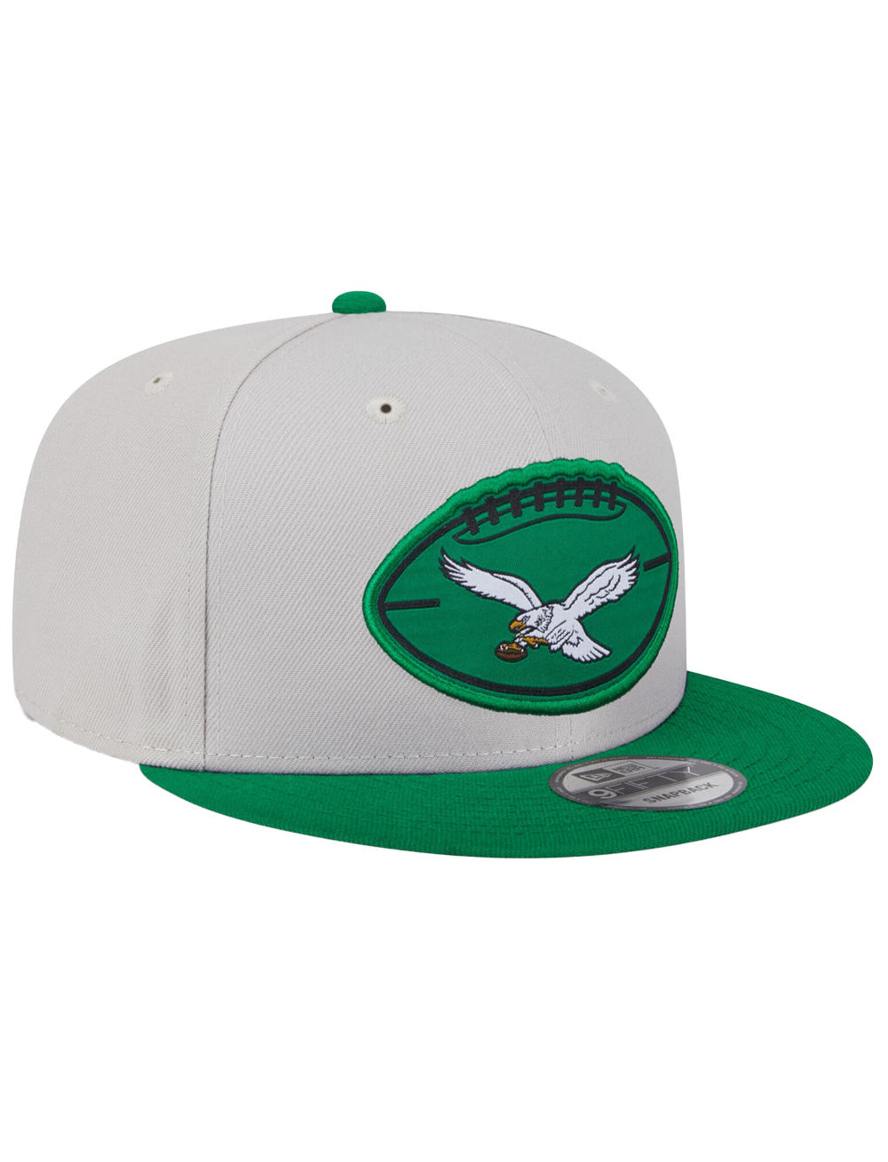 Philadelphia Eagles New Era NFL 24 Sideline Historic 9FIFTY Snapback Hat - Stone