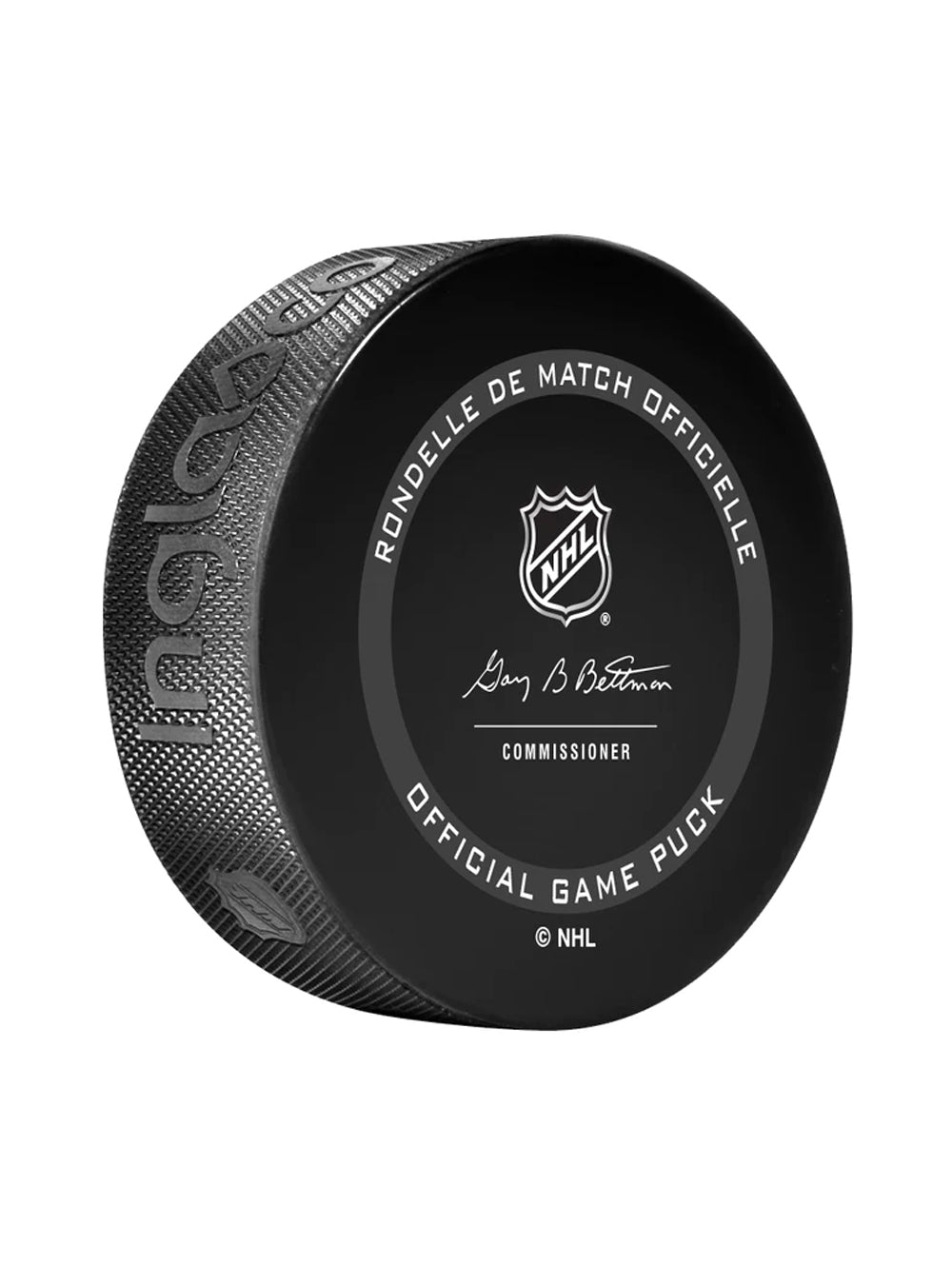 Anaheim Ducks Inglasco NHL 24-25 Official Game Puck In Cube