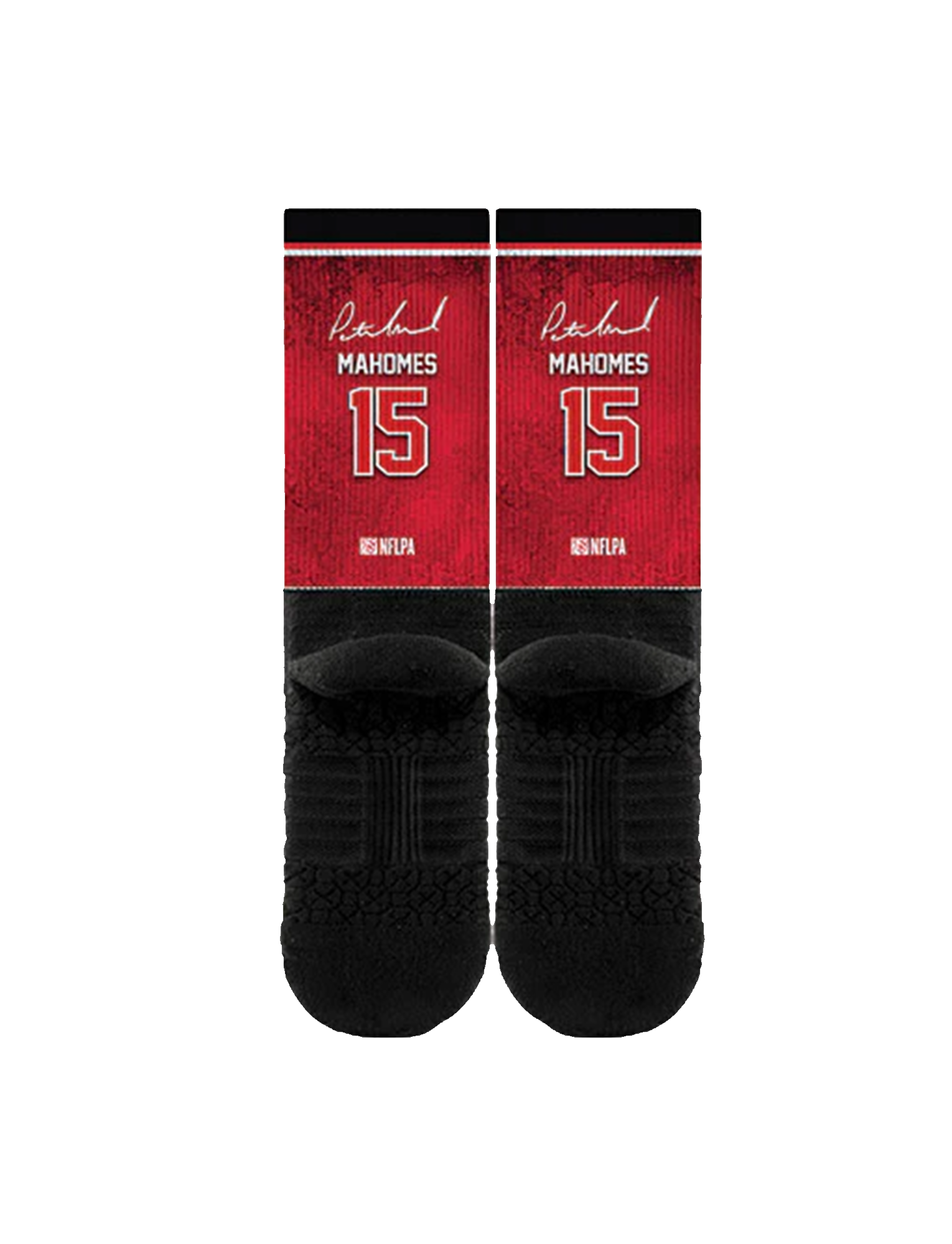 Patrick Mahomes Kansas City Chiefs Strideline NFL Profile Premium Sub Crew Socks