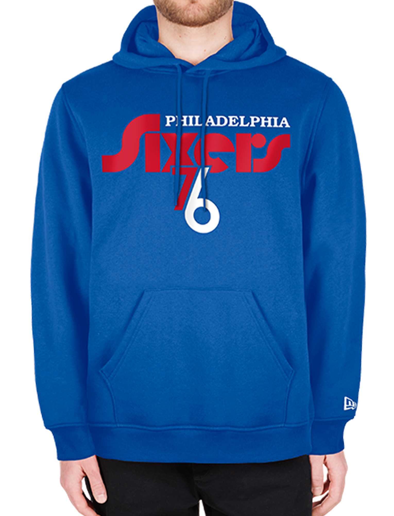 Philadelphia 76ers New Era NBA 24-25 City Edition Hoodie Jumper - Blue