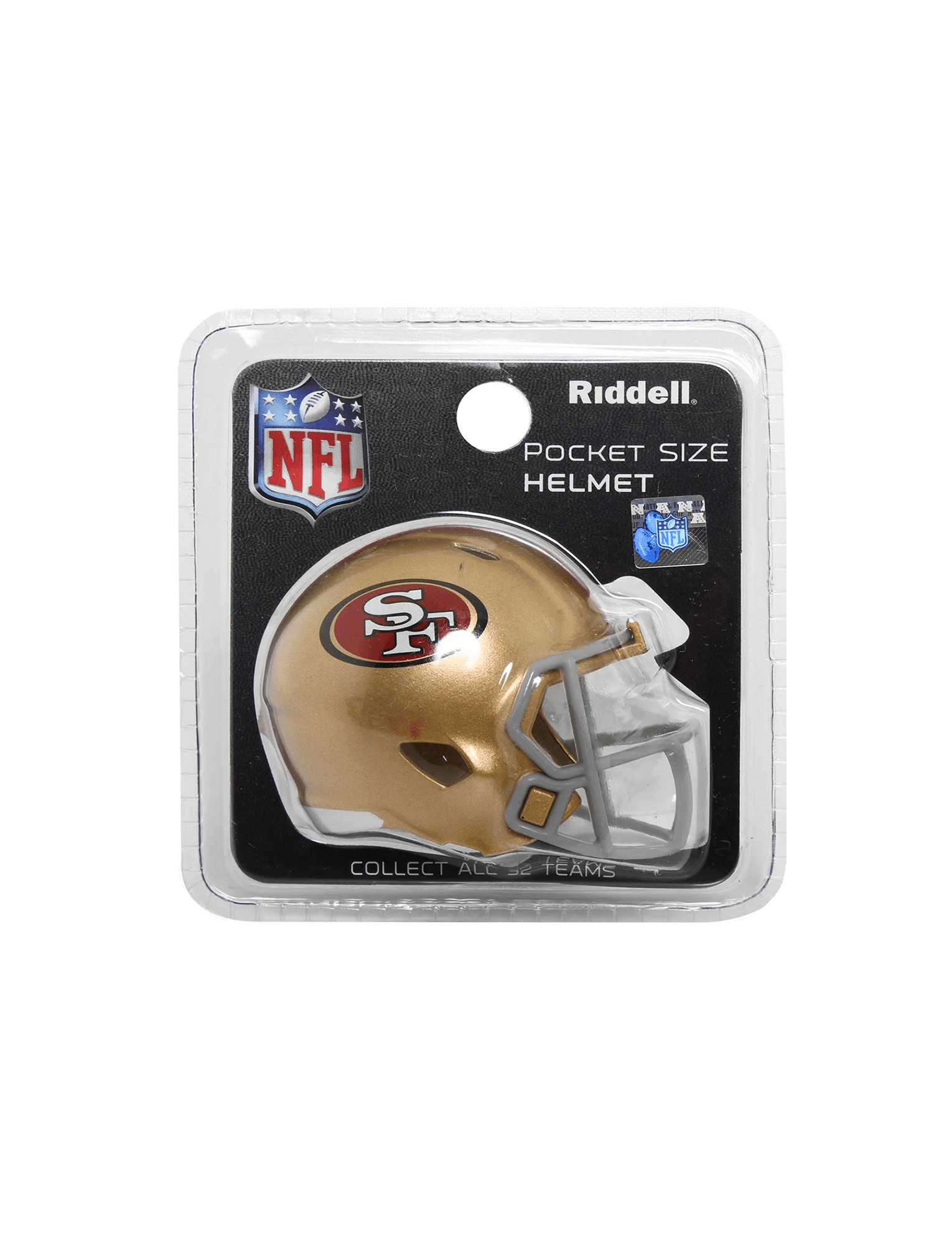 San Francisco 49ers Riddell NFL Speed Pocket Size Helmet