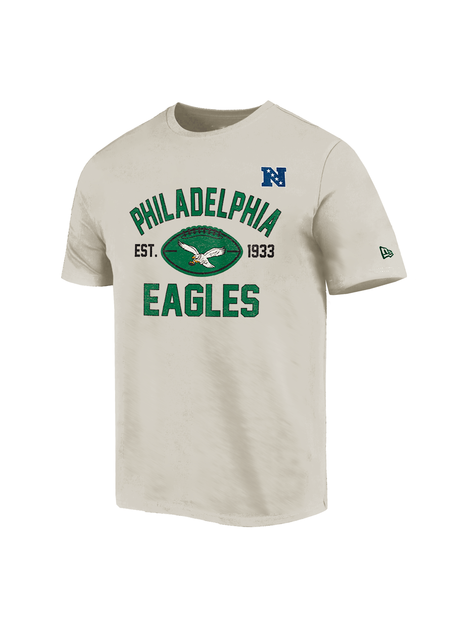 Philadelphia Eagles New Era NFL 24 Sideline Historic T-Shirt - Stone