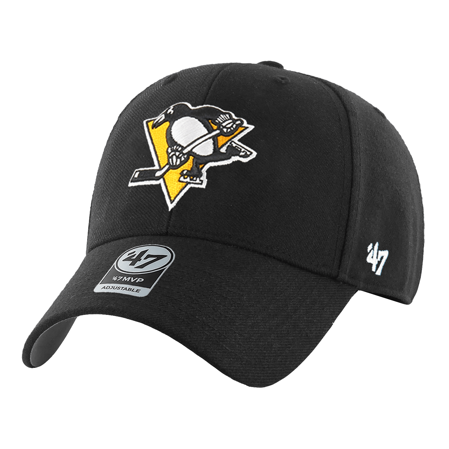 Pittsburgh Penguins '47 NHL Team MVP Adjustable Hat - Black